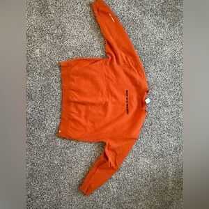 WORN 1X AMAZING Nike ACG ORANGE THERMA-FIT CREWNECK SIZE XL